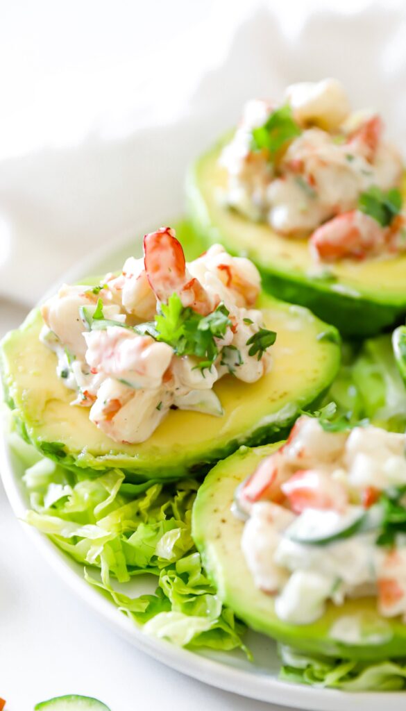 Aguacates Rellenos De Camarones / Avocados Stuffed with Shrimp - Appetizers