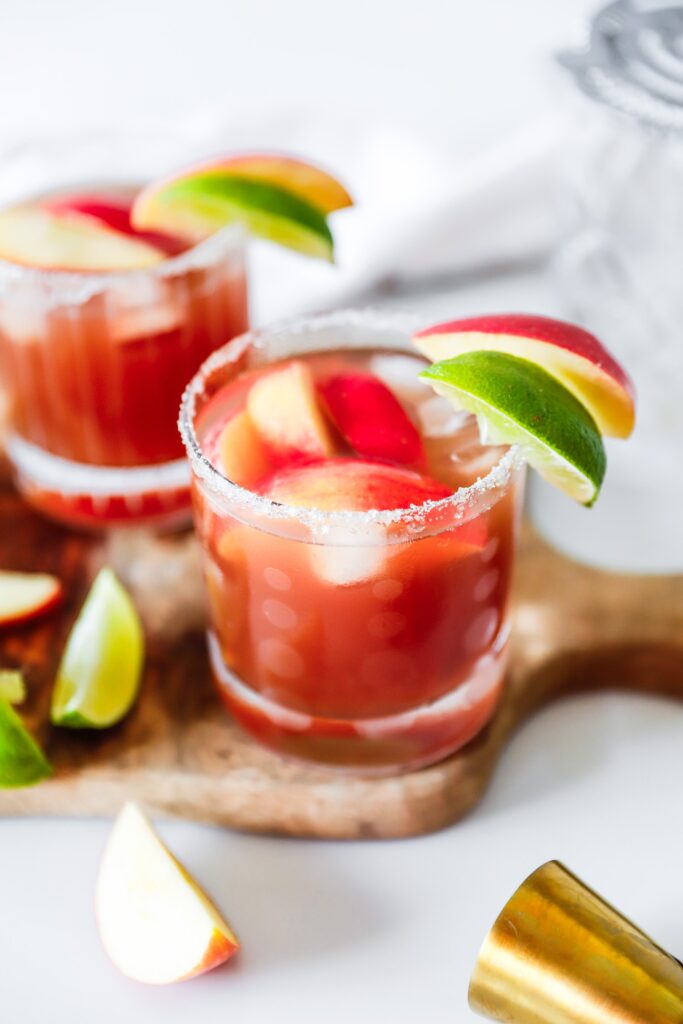 Apple Cider Pomegranate Margaritas - Drinks