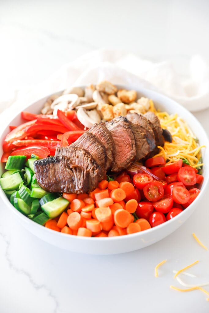 Marinaded Steak Salad - Dinner