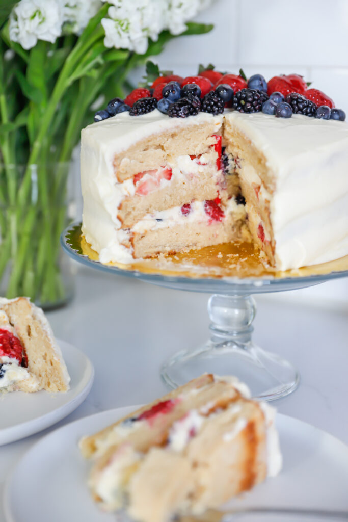 Copycat Whole Foods Berry Chantilly Cake Recipe