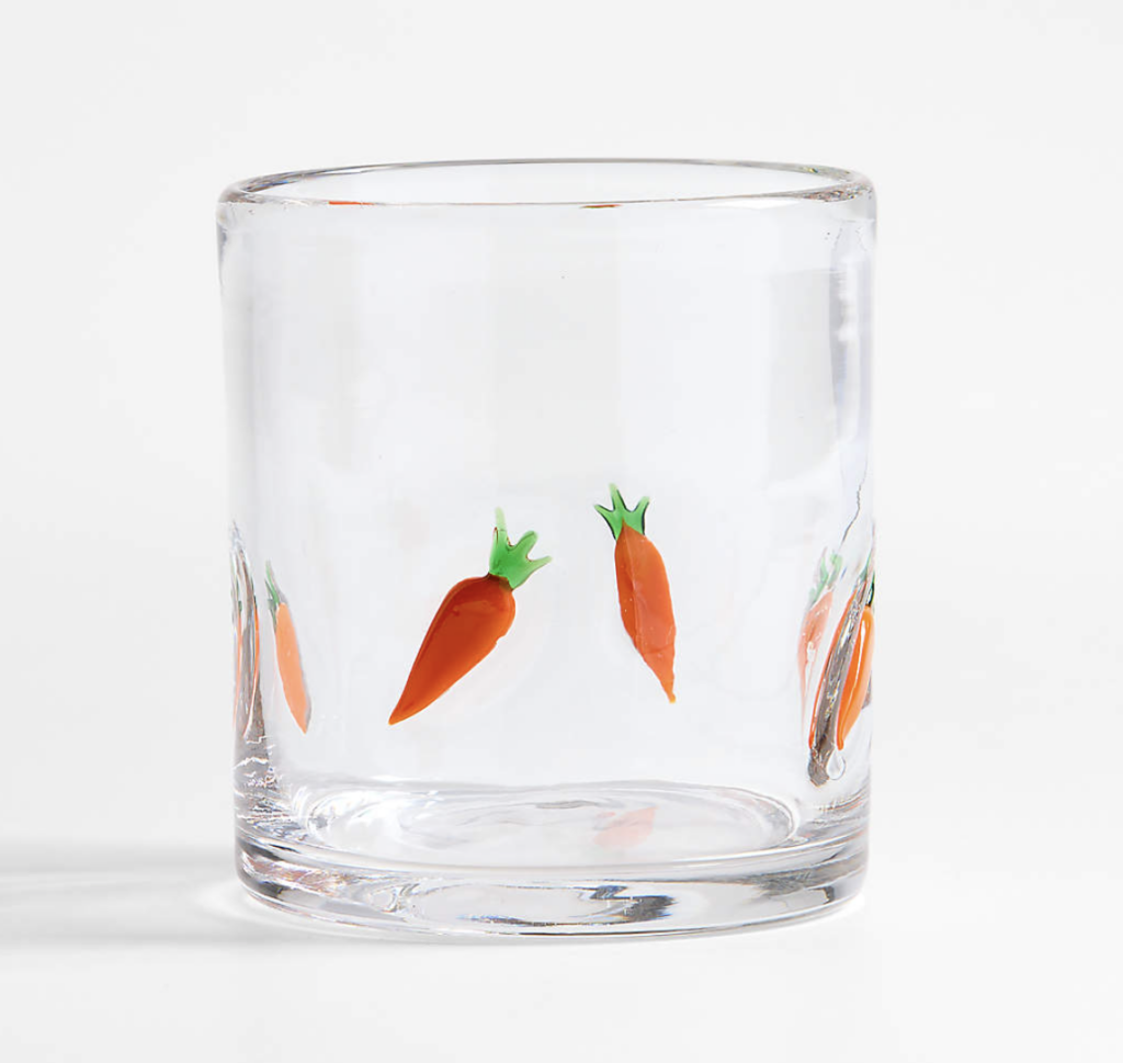 Carrot Icon 14-oz. Double Old-Fashioned Glass