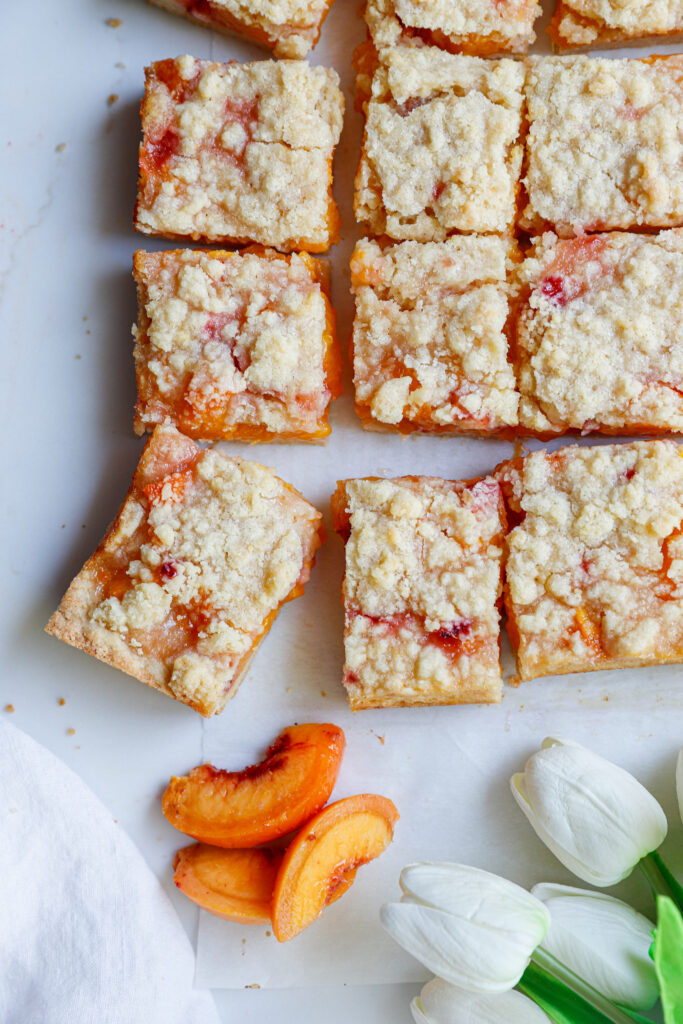 Peach Bars – Sweet, Buttery & Bursting with Fresh Peaches