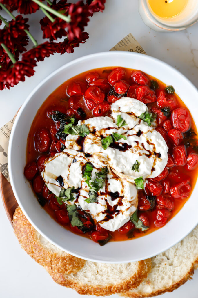 Roasted Tomatoes with Burrata