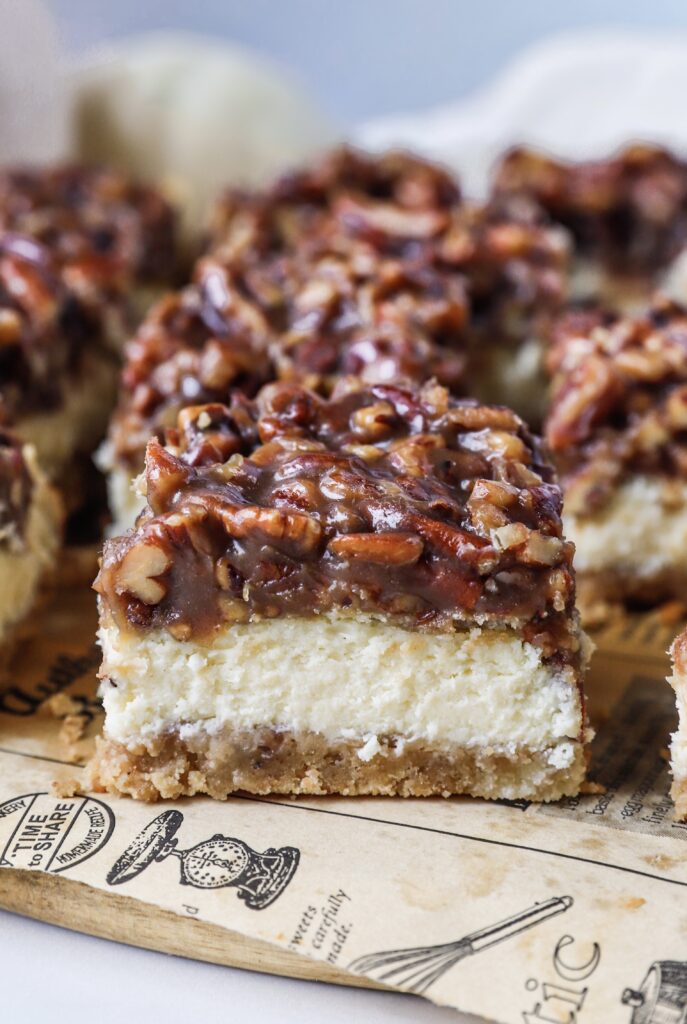 Pecan Pie Cheesecake Bars